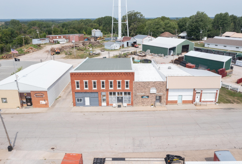 Aerial front view